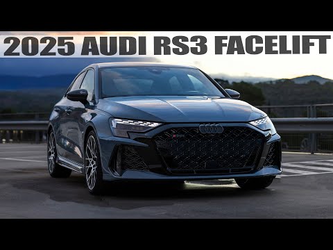 NEW KING! 2025 AUDI RS3 SEDAN FACELIFT - Faster, more agile, incredible handling & driving feel