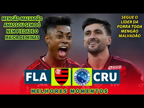 SEGUE O LÍDER MENGÃO MALVADÃO | Flamengo x Cruzeiro | Melhores Momentos | Brasileirão 2025