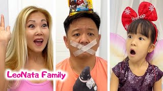 They made a rainbow out of candy 🌈🤪 LeoNata family TikTok
