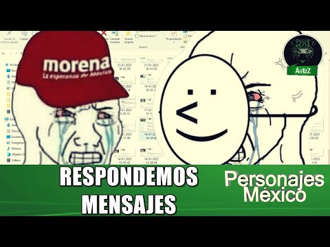 Respondemos mensajes, sobre todo de fieles de Morena y aplaudidores de políticos