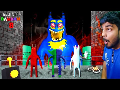 BLUE BANBAN is Very SCARY😈😱Garten Of Banban 8 | Horror Game | Gta tamilan