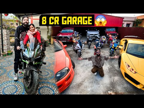 Apni New Superbike Ninja H2 Ki Delivery Ke Liye Apna 8Cr Ka Dream Garage Ban Hi Gaya ๐ญ