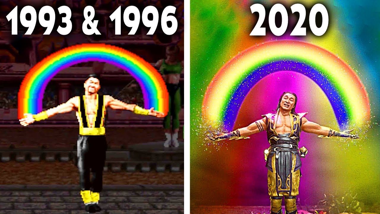 MORTAL KOMBAT 11 Friendship Vs MORTAL KOMBAT 2 & MORTAL KOMBAT TRILOGY Friendship Comparison MK11