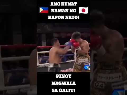 Ang Kunat Ng Hapon, Pinoy Nagwala Sa Galit Dinurog Ang Unbeaten Na Hapon #dustsports #pinoyboxing