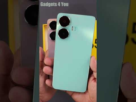 Realme C55 Rainforest Colour Unboxing