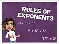 Mastering the Rules of Exponents