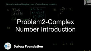 Problem2-Complex Number Introduction