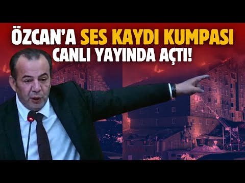 Tanju Özcan'a ses kaydı kumpası, Özcan canlı yayında açtı!