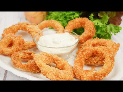 Onion Rings mit extra viel Crunch