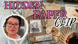 Hidden Paper Clip für Junk Journals | Schritt für Schritt | Mein erster Versuch ❤️ Bollenhut Art