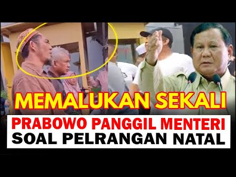 PESAN TEGAS PRESIDEN PRABOWO KE PARA MENTERI PERIHAL IBADAH NATAL DAN TAHUN BARU | ADE ARMANDO