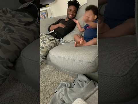 This baby having the BEST TALK with his dad 🤣 #baby #cute #funny #amazing #babyboy  #shoutoutot