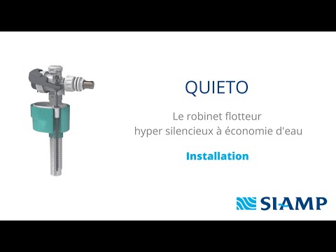 Installation du robinet flotteur QUIETO