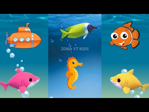 Adventure Baby Shark and friends | Animals Sea Dolphin octopus | Baby Shark doo doo doo kids Song