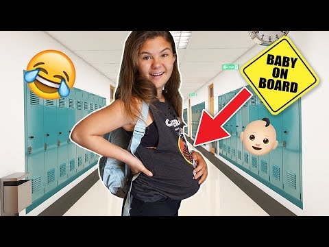11 Year Old Caught Wearing Pregnancy Bump To School!! | Slyfox Family