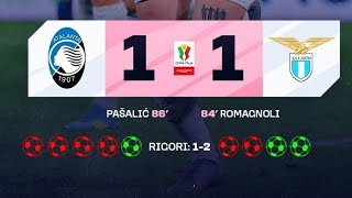🇮🇹 ATALANTA - LAZIO 1-1 (1-2 d.c.r) 🇮🇹| È la Lazio ad andare in finale ....