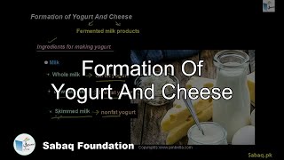 Formation Of Yogurt And Cheese
