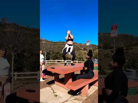 A cute step after our hike today 😋 #dance #tyla #hike #truthordare