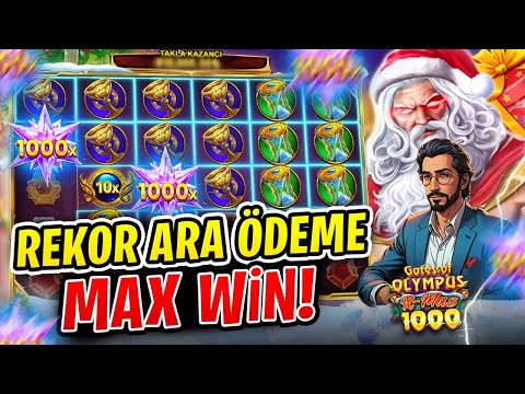 SLOT OYUNLARI 💥GATES OF OLYMPUS XMAS 1000X 💥REKOR ARA ÖDEME 💥 #slot #slotoyunları #casino