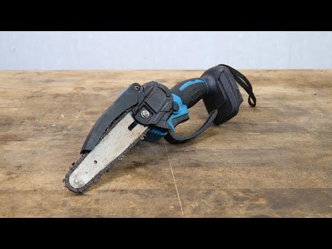 $3 Mini Cordless Chainsaw Repairing | Battery Pruning Saw