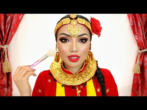 Speaking in my Native Language (NEPALI MAKEUP TUTORIAL)