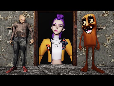 MIRA Kpop Demon Hunter vs Tung Tung Sahur x Grandpa in Granny House | Funny Horror Granny Animation