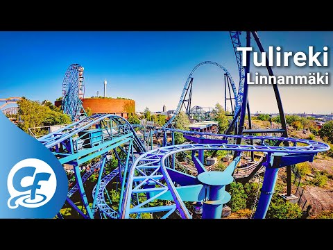 Tulireki front seat on-ride 5K POV @60fps Linnanmäki Linnanmaki