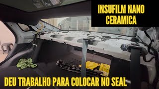 DESMONTAMOS PARTE DO BYD SEAL PARA COLOCAR INSUFILM