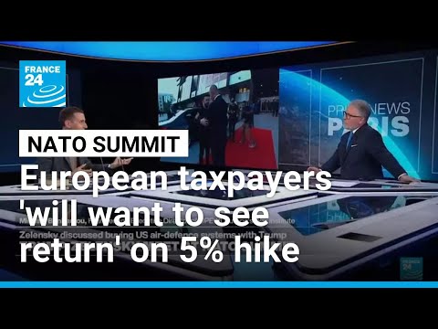 YouTube video thumbnail: European Taxpayers Will Want 'to see Return' on 5% Nato Spending Increase, Analyst Says