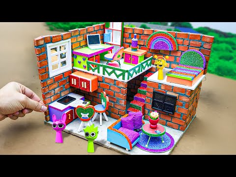 diy mini tractor Solid Mini Brick Stilt House Building Science Project | Easy Science Project Idea