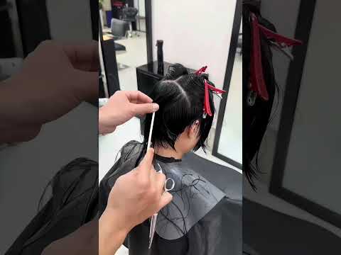 Quick guide to cutting short hair #haircut