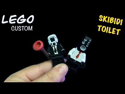 MINIFIG "Skibidi Toilet" 🚽 LEGO Custom Speaker Man y Camera Man