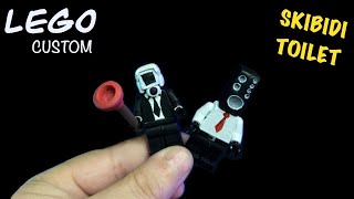 MINIFIG "Skibidi Toilet" 🚽 LEGO Custom Speaker Man y Camera Man
