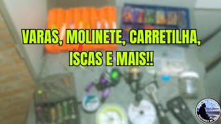 MOSTRANDO MEU MATERIAL DE PESCA LIGHT E ULTRALIGTH !!!! 🎣 #ultralight #carretilha #molinete #jighead