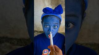 Keysha Jadi Biru 😱🔵😂