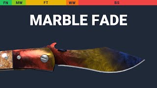 Navaja Knife Marble Fade Wear Preview