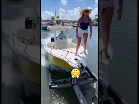She Trusted Him at the Boat Ramp… Big Mistake #boating #boatrampfails #madwife #watersports