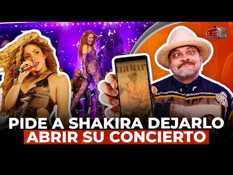 VIZCAINO HD PIDE A SHAKIRA QUE LE PERMITA ABRIR SU CONCIERTO EN RD