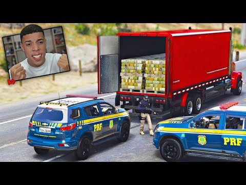 A MAIOR APREENSÃO DE TODAS REALIZADA PELA PRF ( INSANO ) - GTA 5 : MOD POLICIA