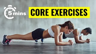 5 Min Beginner Core Workout (music only)