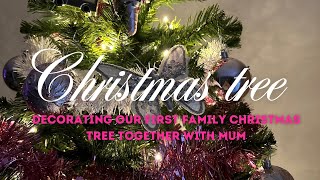 Christmas Tree Decorating with mum 💕🎀