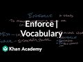 Understanding the Word 'Enforce'