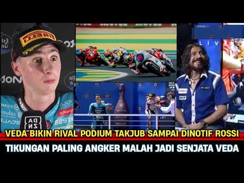 Bahkan Tikungan Paling Angker Jadi Faforit Veda!! Rival Podium Takjub Veda Anti Mìras, Rossi Notif