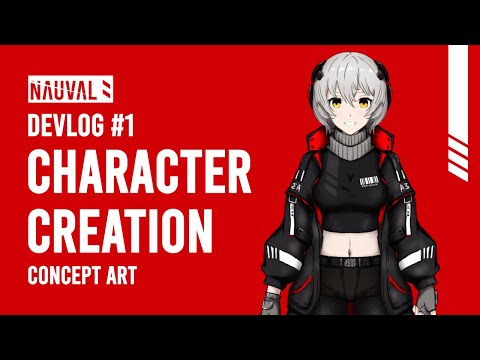 【Speedpaint】Anime Character Creation Concept Art -...