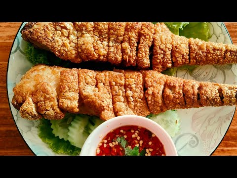 หางหมูทอดกรอบ ไม่ตากแดด