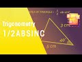 Calculating Triangle Area and Sides
