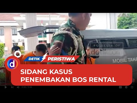 Oknum TNI Penembak Bos Rental Didakwa Pembunuhan Berencana