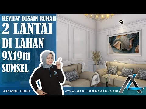 PART 2.. REVIEW DESAIN RUMAH 9 X 19 METER I SUMATRA SELATAN - RUMAH KLASIK MODERN #rumah9X19meter