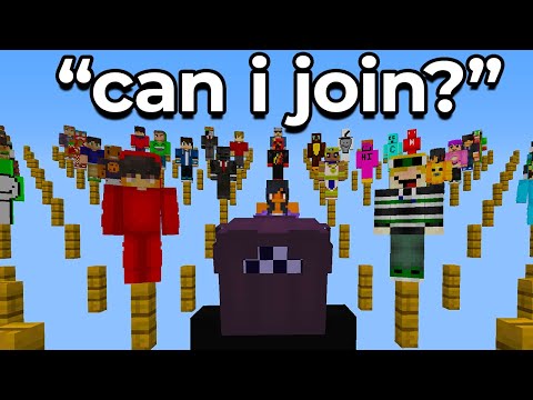 Minecraft but I join YOUTUBER CIVILIZATION...