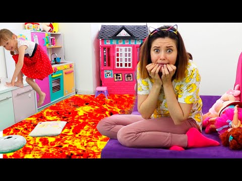 The Floor is Lava Song for kids Nastya Play